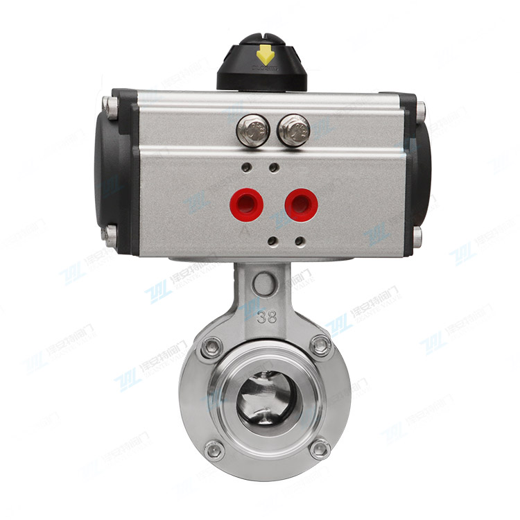 气动卫生级蝶阀