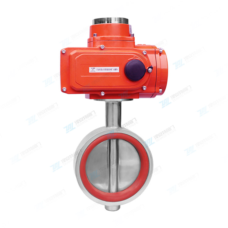 电动卫生级对夹蝶阀