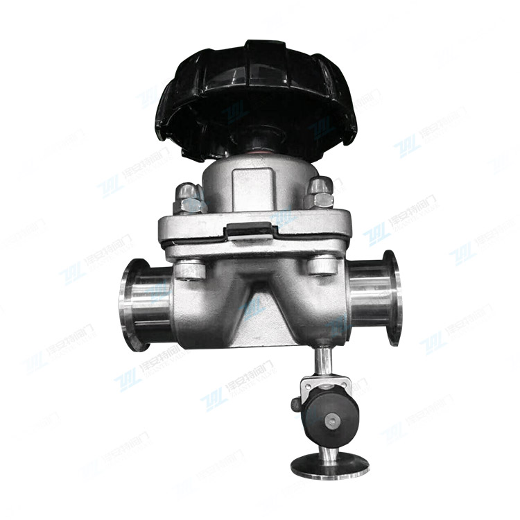 手动快装隔膜阀带取样阀