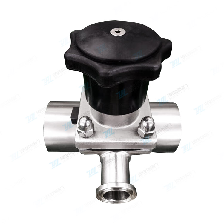 手动三通隔膜阀