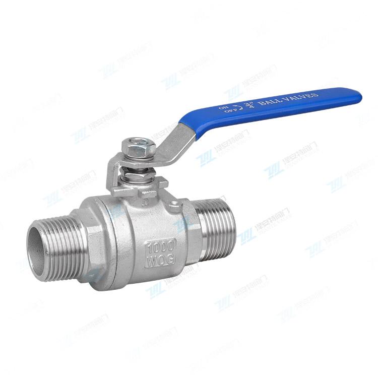 二片式内外丝球阀