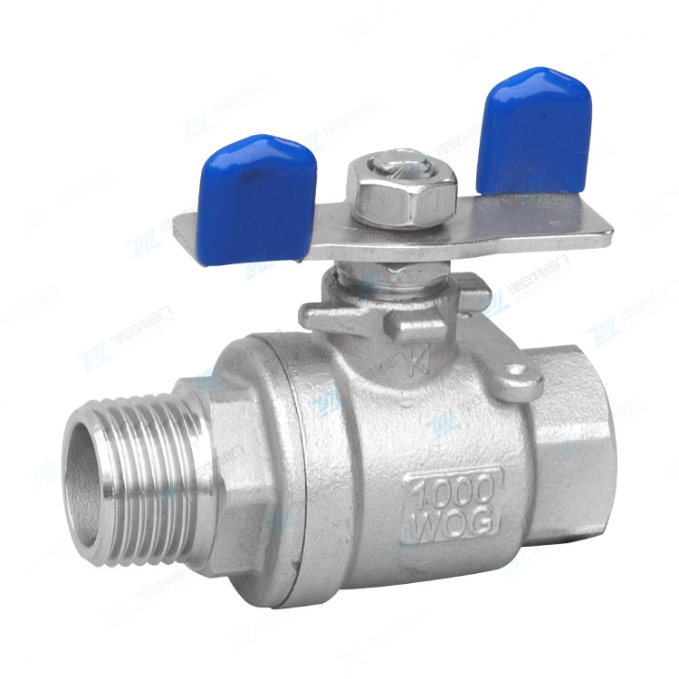 蝶型内外丝球阀